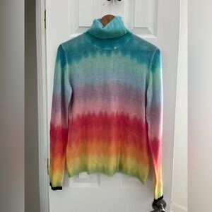 BRODIE OMBRÉ WAVE ROLL NECK SWEATER BRAND NEW